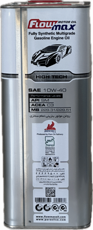 روغن موتور فلومكس 4ليتري SM 10W40