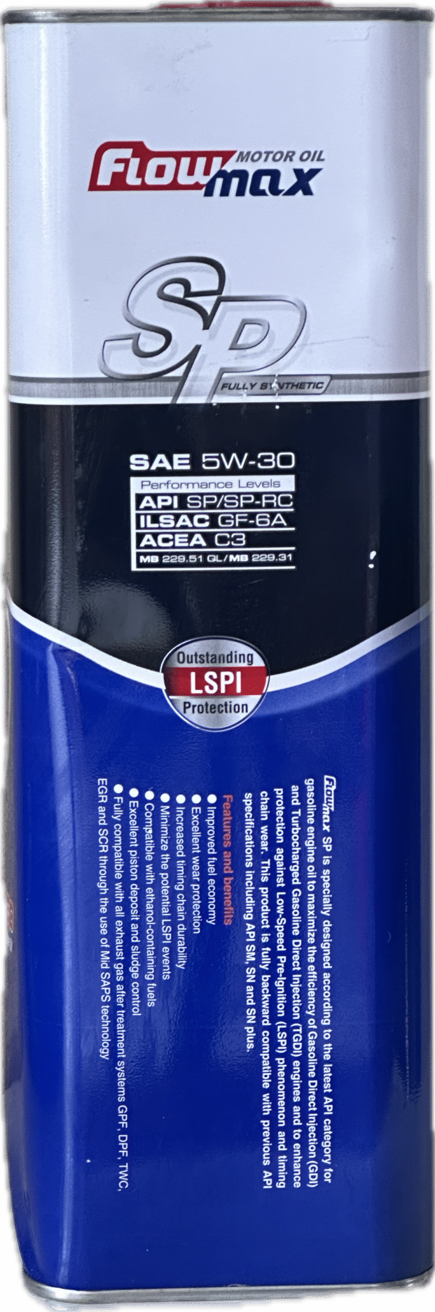 روغن موتور فلومكس 5W30 پنج ليتري SP - Image 3