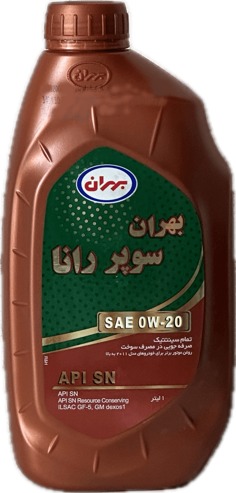 روغن موتور بهران سوپر رانا SN0W20 يك ليتري
