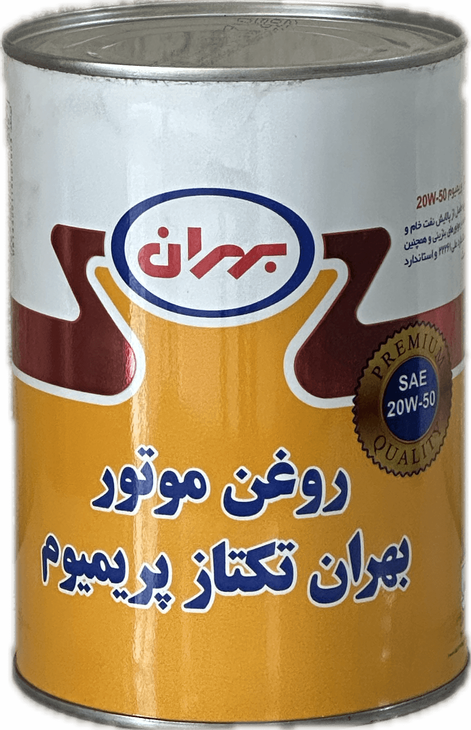 روغن موتور بهران تكتاز پريميوم 20W50 كوارت يك ليتري