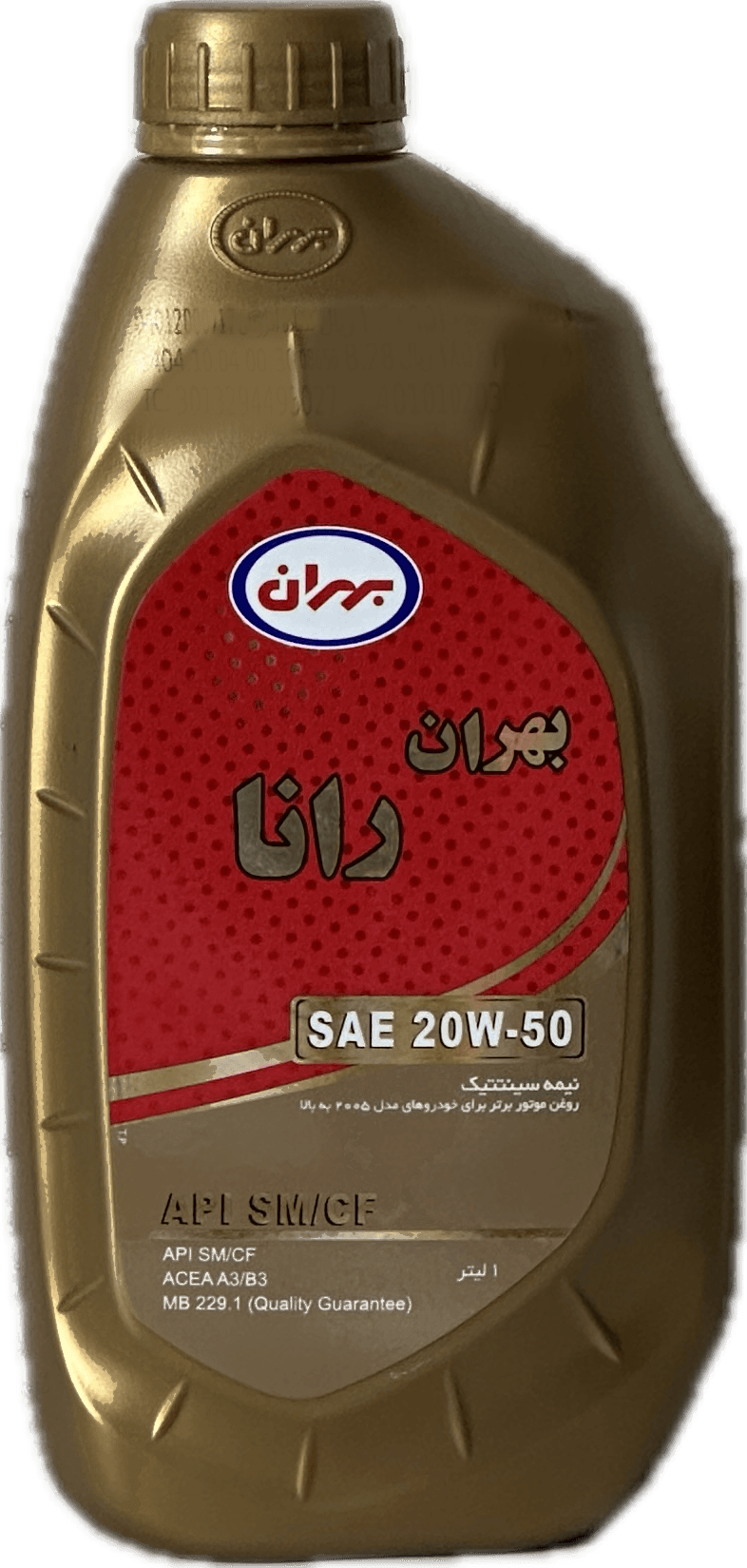 روغن موتور بهران رانا SM20W50 يك ليتري